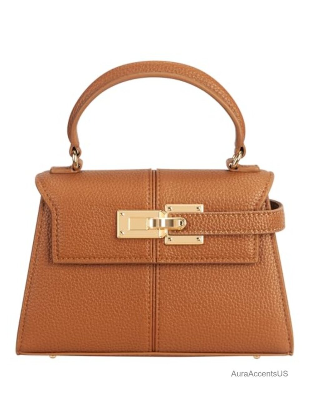 Designer Vegan Leather Top Handle Satchel Bag for Women